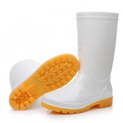 雨靴棉白色